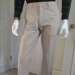 Express houndstooth beige pants size 32 w blemish